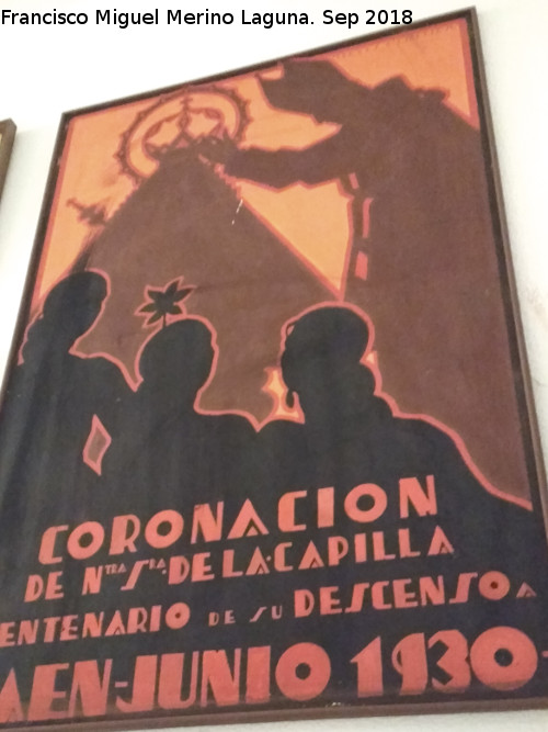 1930 - 1930. Cartel de la Coronacin de la Virgen de la Capilla 1930
