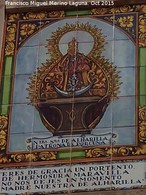 Ermita. de Alharilla - Ermita. de Alharilla. Azulejos