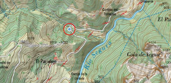 Fuente del Arroyo de las Gorgollitas - Fuente del Arroyo de las Gorgollitas. Mapa