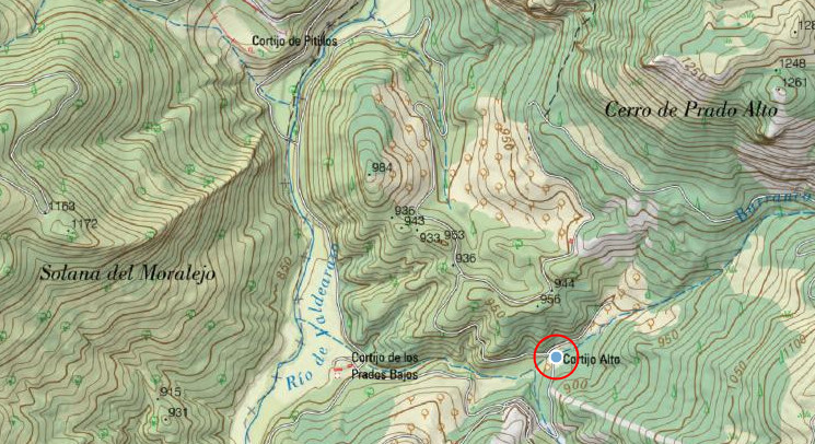 Cortijo Alto - Cortijo Alto. Mapa