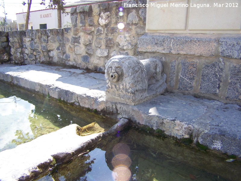 Fuente Zaide - Fuente Zaide. Len izquierdo