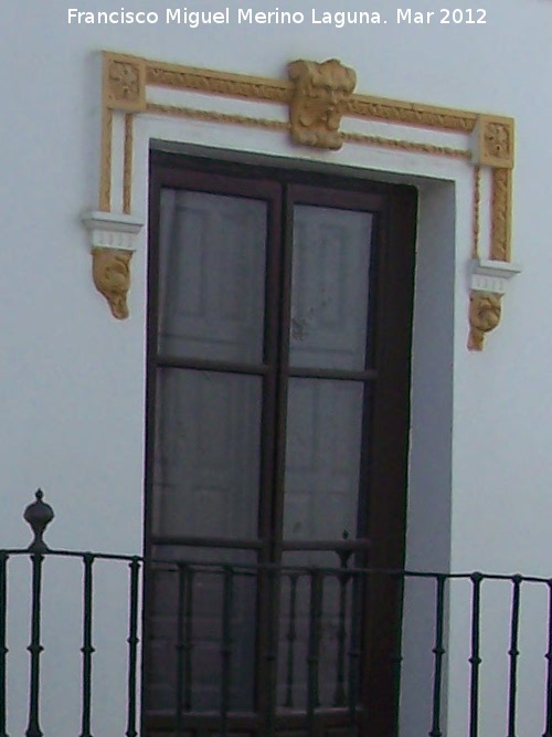 Casa de Torres - Casa de Torres. Sobremarco del balcn