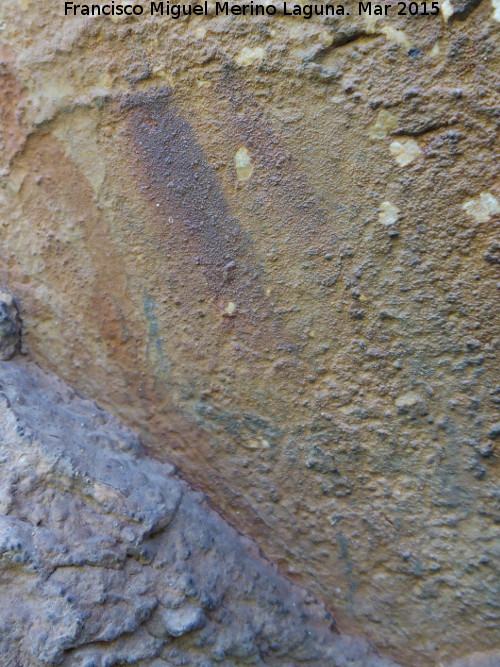 Pinturas rupestres del Abrigo del Ventorrillo - Pinturas rupestres del Abrigo del Ventorrillo. Barras y zooformo