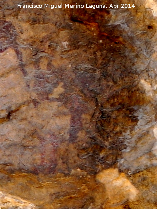 Pinturas rupestres de la Cueva del Engarbo I. Grupo II. Panel VIII - Pinturas rupestres de la Cueva del Engarbo I. Grupo II. Panel VIII. 