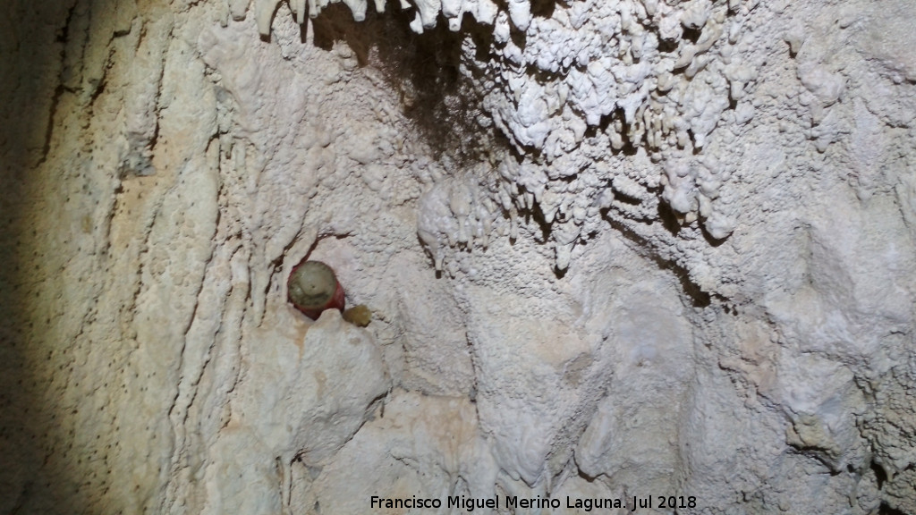 Cueva neoltica de los Corzos - Cueva neoltica de los Corzos. Resto de vela