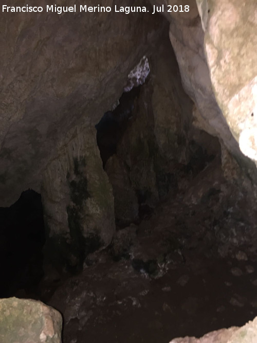 Cueva neoltica de los Corzos - Cueva neoltica de los Corzos. Salida