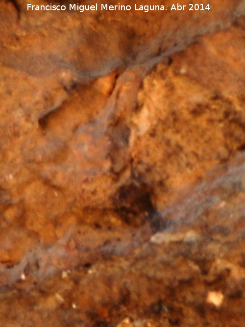 Pinturas rupestres de la Cueva del Engarbo I. Grupo II. Panel V - Pinturas rupestres de la Cueva del Engarbo I. Grupo II. Panel V. 