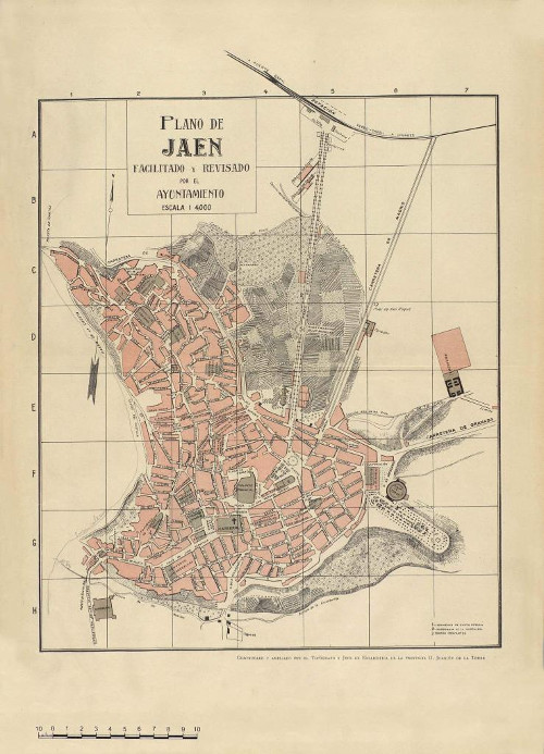 Historia de Jan. Urbanismo - Historia de Jan. Urbanismo. Plano del siglo XX