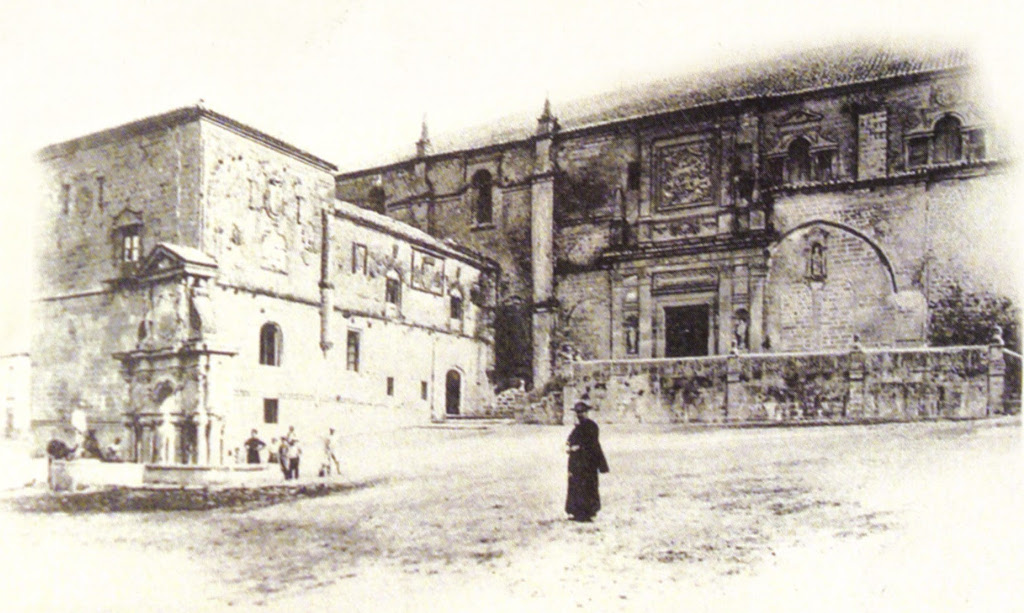 Plaza de Santa Mara - Plaza de Santa Mara. Plaza Santa Mara Tarjeta postal. Fototipia Hauser y Menet. 1902