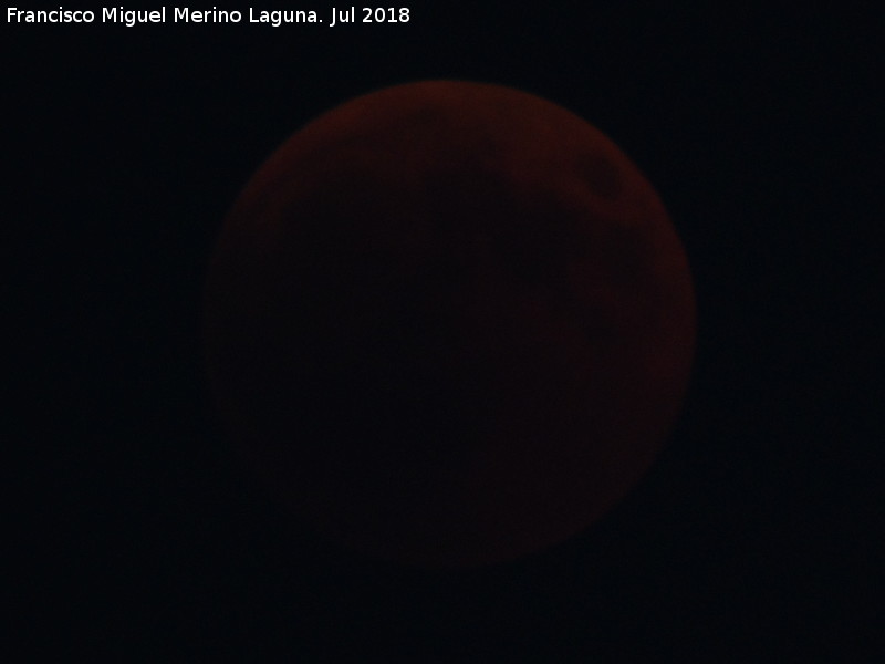 Luna - Luna. Eclipse de Luna. Llano de Mingo - Los Villares