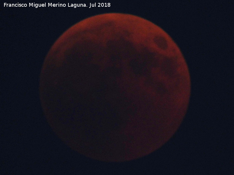 Luna - Luna. Eclipse de Luna. Llano de Mingo - Los Villares