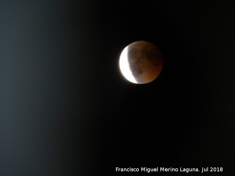 Luna - Luna. Eclipse de Luna. Llano de Mingo - Los Villares