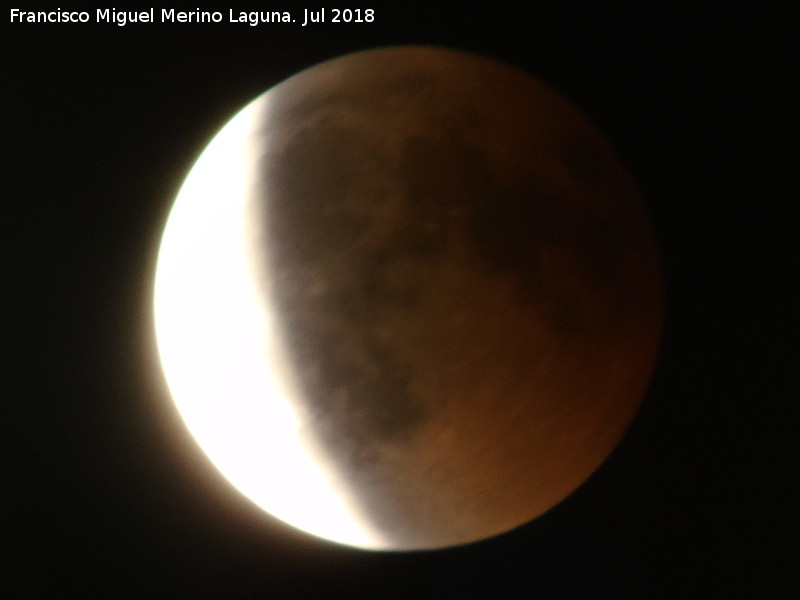 Luna - Luna. Eclipse de Luna. Llano de Mingo - Los Villares