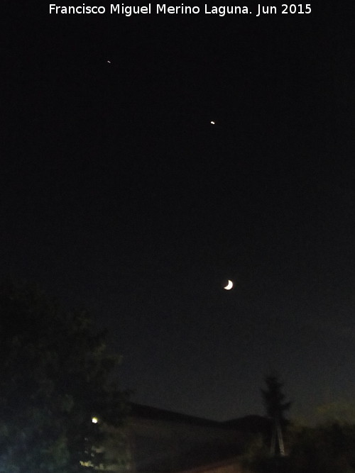 Luna - Luna. Jpiter, Venus y la Luna. Los Villares - Jan