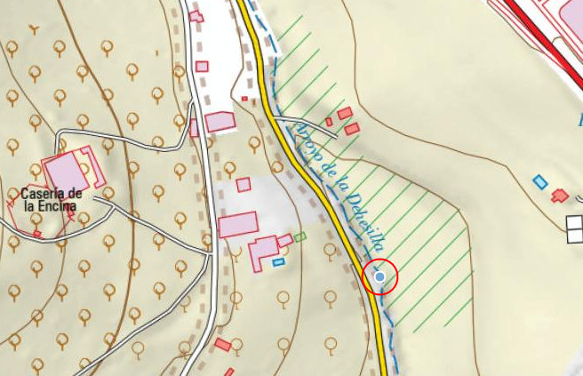 Arroyo de la Dehesilla - Arroyo de la Dehesilla. Mapa