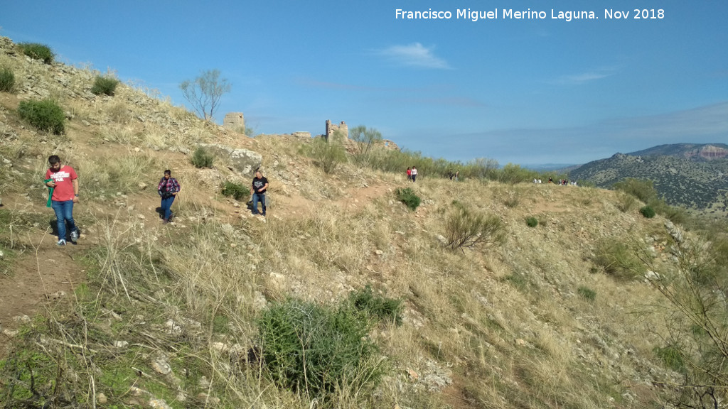 Oppidum de Giribaile. Muralla Sur - Oppidum de Giribaile. Muralla Sur. 