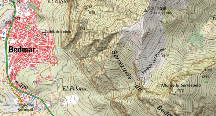 Vereda del Portillo - Vereda del Portillo. Mapa