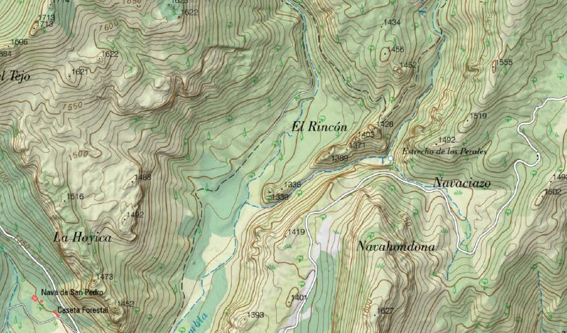 El Rincn - El Rincn. Mapa