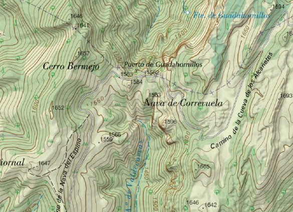 Nava de Correvuela - Nava de Correvuela. Mapa