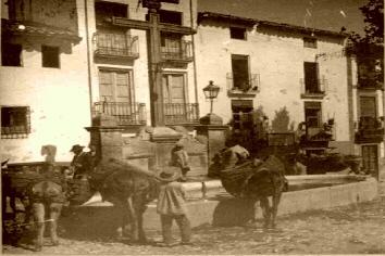 Fuente Principal de la Plaza de Espaa - Fuente Principal de la Plaza de Espaa. 1914