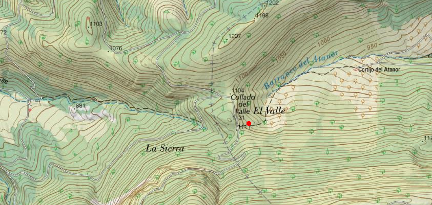 Cortijo del Valle - Cortijo del Valle. Mapa