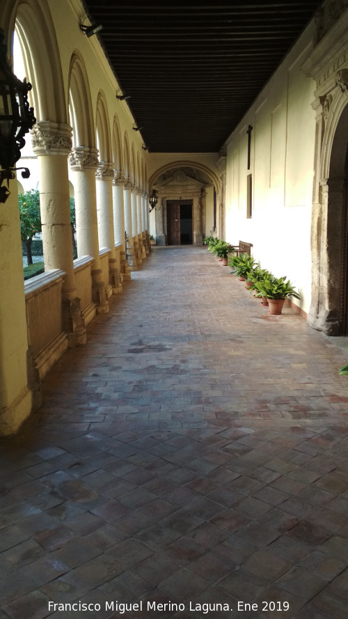Monasterio de San Jernimo. Claustro Principal - Monasterio de San Jernimo. Claustro Principal. Galera baja. Ala sur
