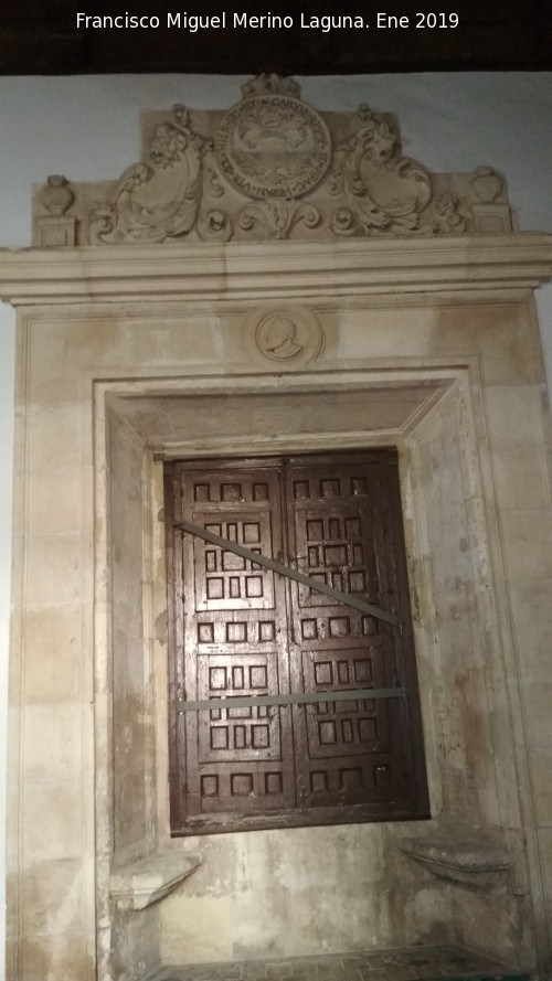 Monasterio de San Jernimo. Sala Profundis - Monasterio de San Jernimo. Sala Profundis. Ventana al claustro principal