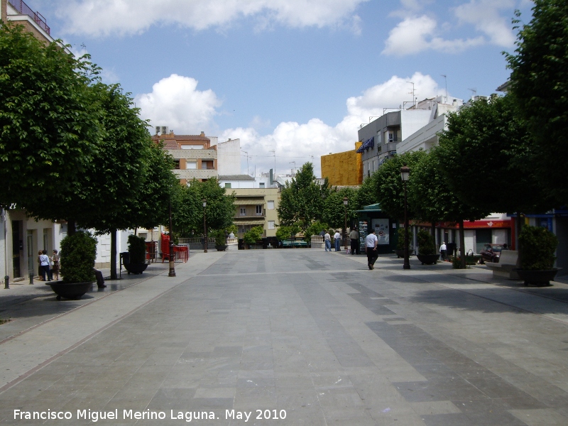 Plaza del Pueblo - Plaza del Pueblo. Al fondo estuvo el Castillo de la Floresta