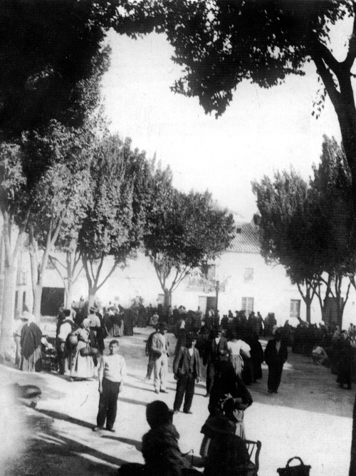 Plaza del Pueblo - Plaza del Pueblo. Foto antigua