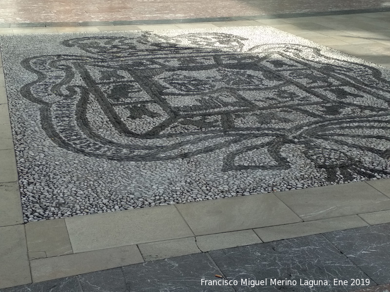 Plaza del Carmen - Plaza del Carmen. Escudo