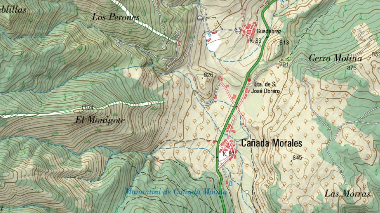 El Moniguote - El Moniguote. Mapa