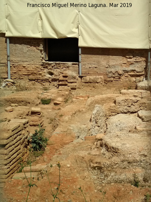 Alhambra. Casa de la Calle Real n 22 - Alhambra. Casa de la Calle Real n 22. Excavacin arqueolgica del patio