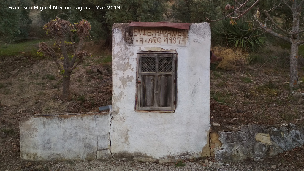 Pozo-Lavadero de Haza Vera - Pozo-Lavadero de Haza Vera. 