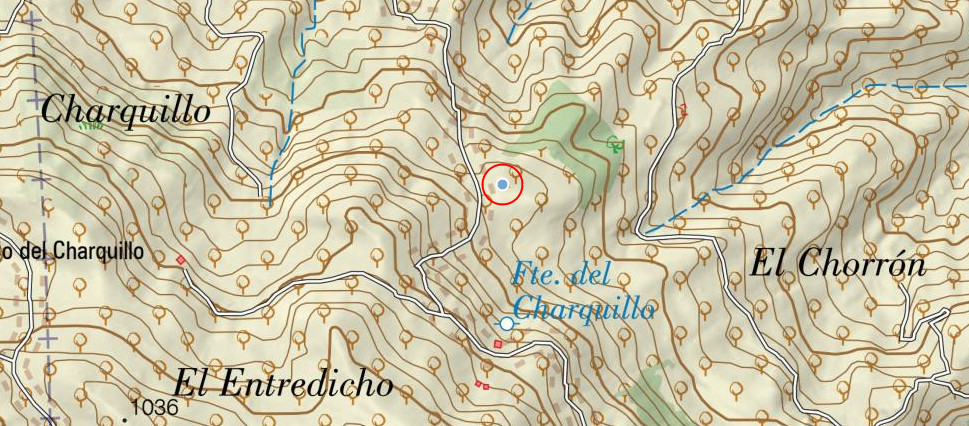 Cortijo Viejo del Charquillo - Cortijo Viejo del Charquillo. Mapa