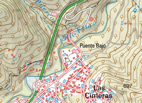 Casilla de Puentebaja - Casilla de Puentebaja. Mapa