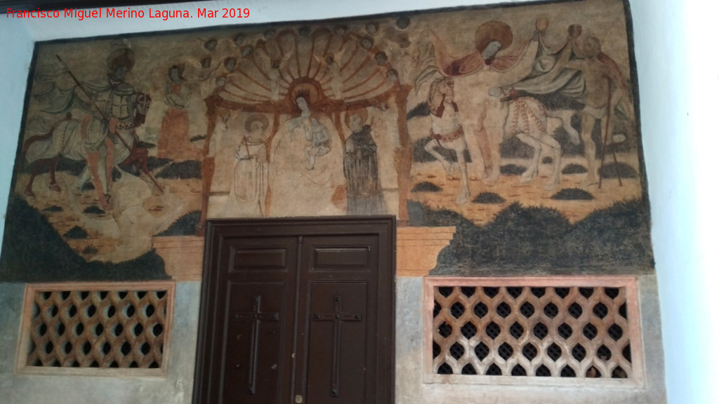 Monasterio de Piedra. Palacio Abacial - Monasterio de Piedra. Palacio Abacial. Pintura mural del siglo XVI