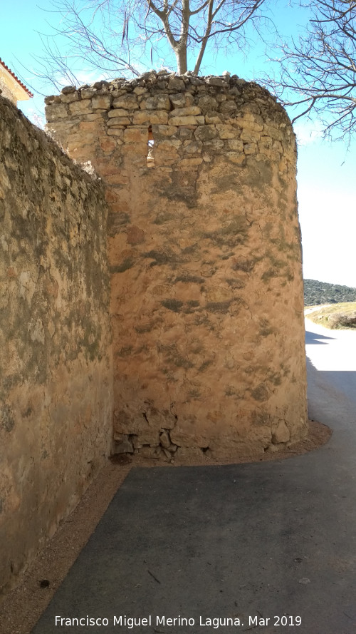 Monasterio de Piedra. Muralla Perimetral - Monasterio de Piedra. Muralla Perimetral. Torren circular