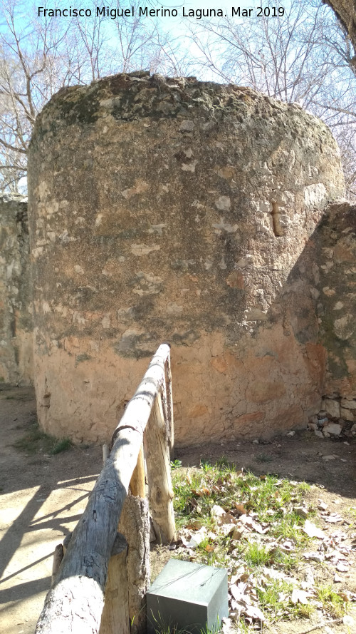 Monasterio de Piedra. Muralla Perimetral - Monasterio de Piedra. Muralla Perimetral. Torren circular