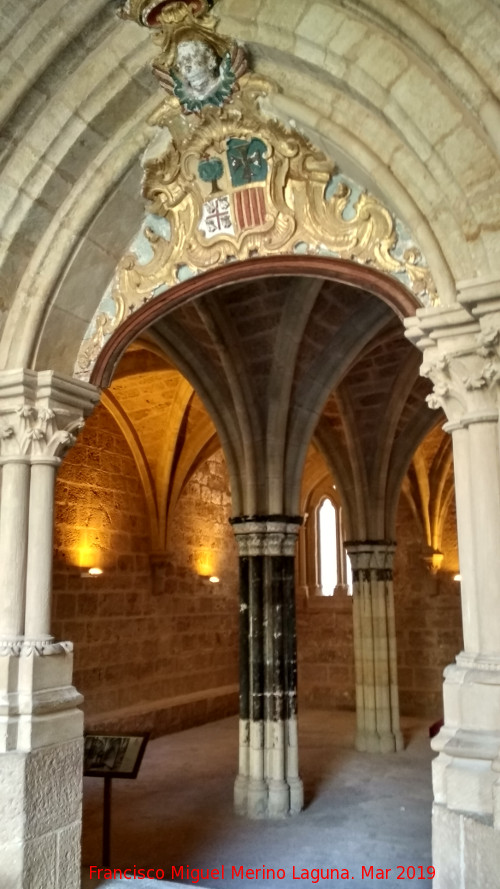 Monasterio de Piedra. Sala Capitular - Monasterio de Piedra. Sala Capitular. Entrada