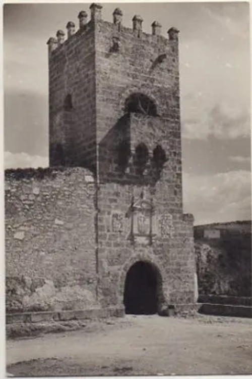 Monasterio de Piedra. Torre del Homenaje - Monasterio de Piedra. Torre del Homenaje. Foto antigua