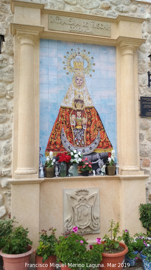 Monumento a la Virgen de Tscar - Monumento a la Virgen de Tscar. 