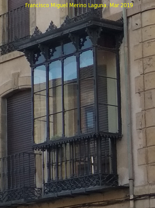 Casa de la Calle Don Juan n 2 - Casa de la Calle Don Juan n 2. Balcn cerrado