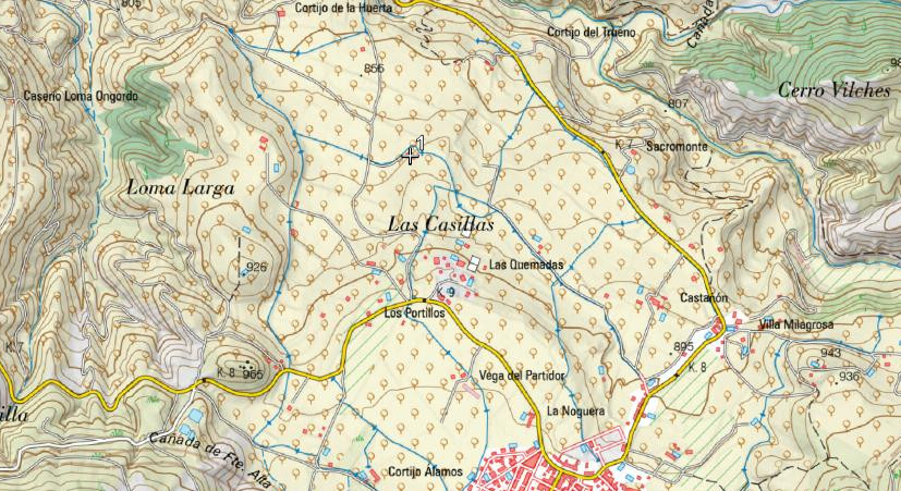 Cortijo de Loma Engorda - Cortijo de Loma Engorda. Mapa