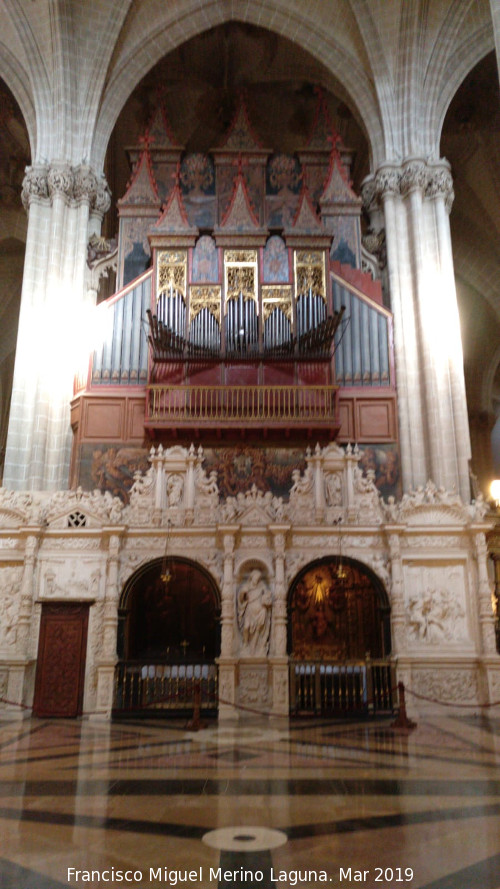 Catedral del Salvador. Trascoro - Catedral del Salvador. Trascoro. rgano