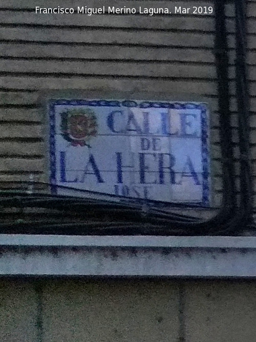 Calle Jos de la Hera - Calle Jos de la Hera. Placa