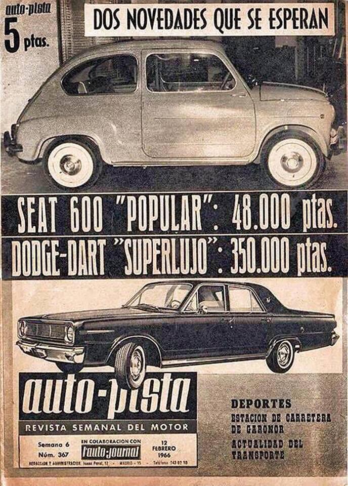 Dodge Charger 1966 - Dodge Charger 1966. Antigua revista de coches