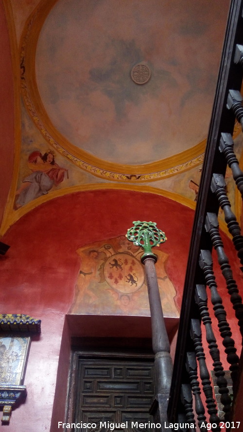 Casa Museo de Arte Andalus - Casa Museo de Arte Andalus. Frescos de las escaleras