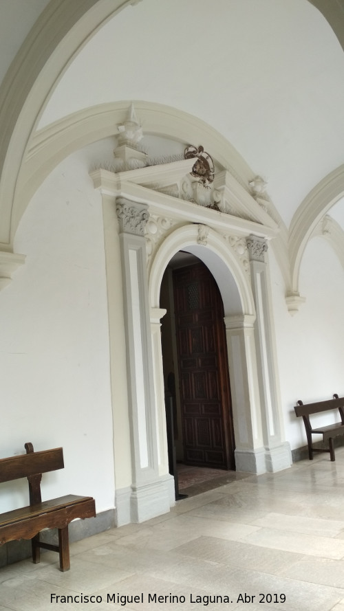 Monasterio de la Cartuja. Receptorio - Monasterio de la Cartuja. Receptorio. Puerta