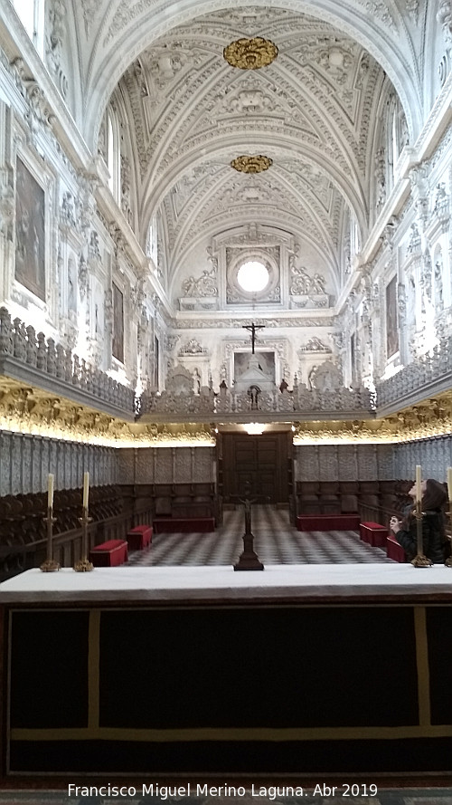 Monasterio de la Cartuja. Iglesia - Monasterio de la Cartuja. Iglesia. Desde el altar