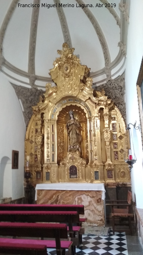 Monasterio de la Cartuja. Capilla de la Inmaculada - Monasterio de la Cartuja. Capilla de la Inmaculada. 